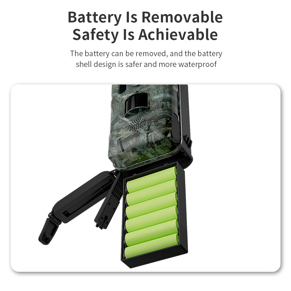 Live 1.0 vildtkamera inkl. app, 6stk batterier & solcelle