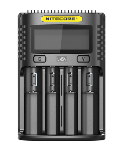 Nitecore UMS4 lader til 4x batterier