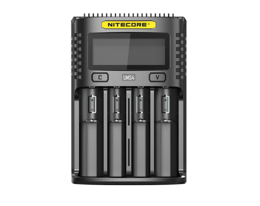 Nitecore UMS4 lader til 4x batterier