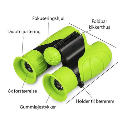 Astro Kids II 8x21 børnekikkert – grøn – billede 3