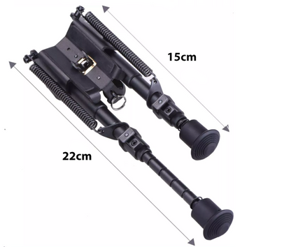 Bipod støtteben - 15-22cm -