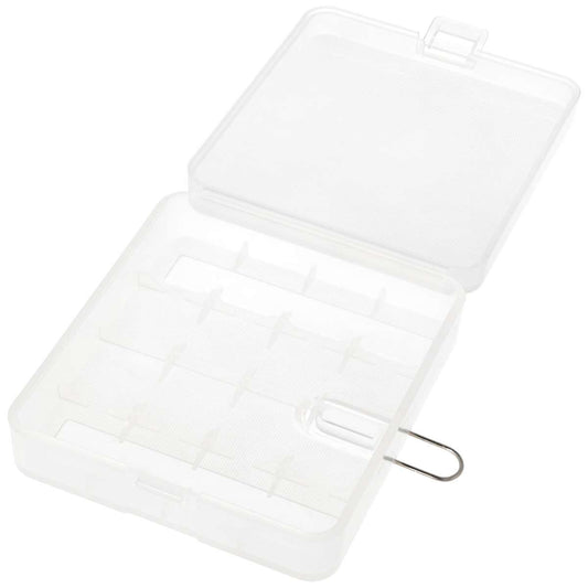 Opbevaringskasse for 4 x 18650 batterier