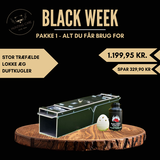 HC150 - Stor træ-fælde (LBH:155x34x37)