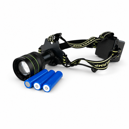 Ekstrem Kraftig - pandelampe 10.000 Lumens + powerbank - Ignition
