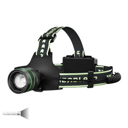 Ekstrem Kraftig - pandelampe 10.000 Lumens + powerbank - Ignition