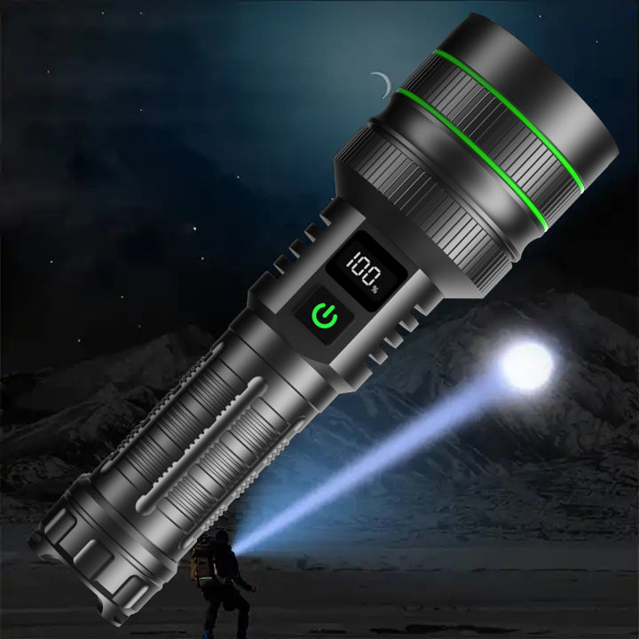 Ekstrem kraftig - lommelygte 10.000 Lumens + powerbank - Ignition
