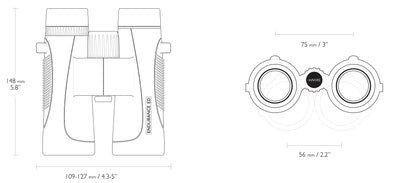 Hawke Endurance ED 8x42 – grøn – detalje 3