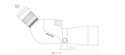 Hawke Nature-Trek spotting scope 16-48x65 – grøn – detalje 3