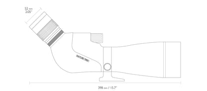 Hawke Nature-Trek spotting scope 20-60x80 – grøn – detalje 3