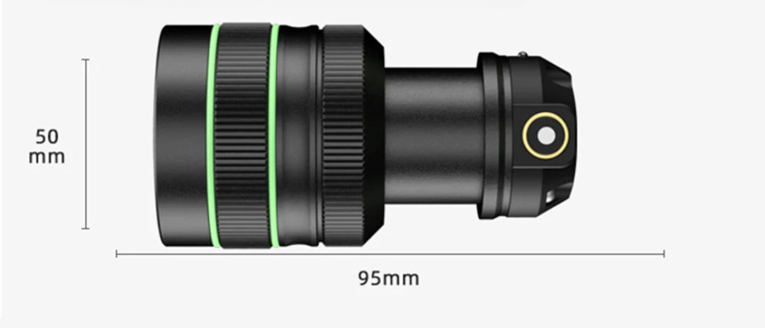 Ekstrem Kraftig - pandelampe 10.000 Lumens + powerbank - Ignition