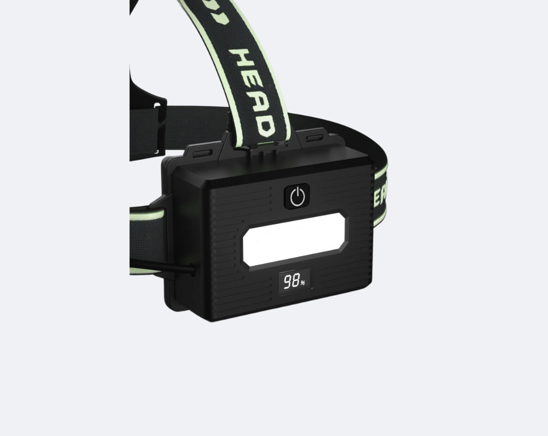Ekstrem Kraftig - pandelampe 10.000 Lumens + powerbank - Ignition