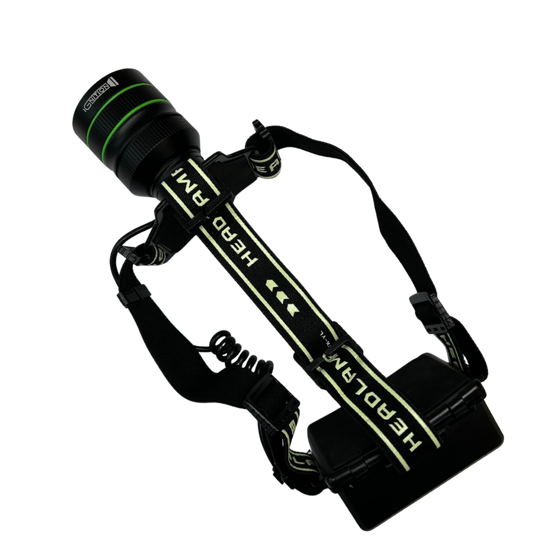 Ekstrem Kraftig - pandelampe 10.000 Lumens + powerbank - Ignition