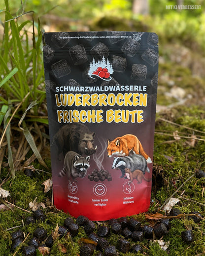 Frisk Bytte fra Schwarzwaldwässerle – pose med lokkemiddelstykker, 825 g
