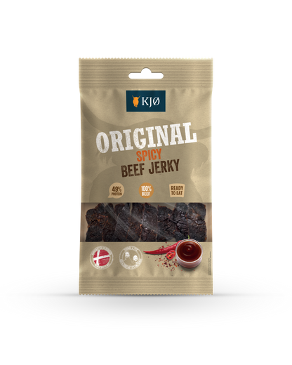 KJØ ORIGINAL Spicy Beef Jerky – 25 g
