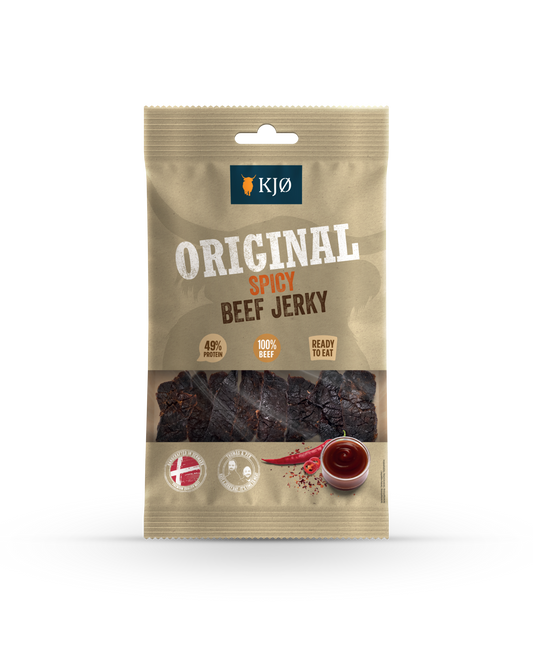 KJØ ORIGINAL Spicy Beef Jerky – 25 g