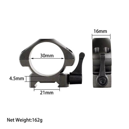 30 mm Picatinny/Weaver Ringe – Quick-Release Montage