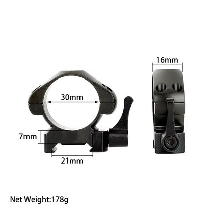 30 mm Picatinny/Weaver Ringe – Quick-Release Montage
