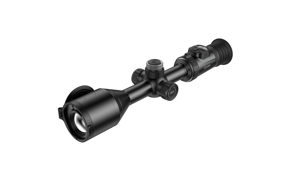 NOCPIX NITE PRO D50R – skråt forfra med åbent objektivdæksel