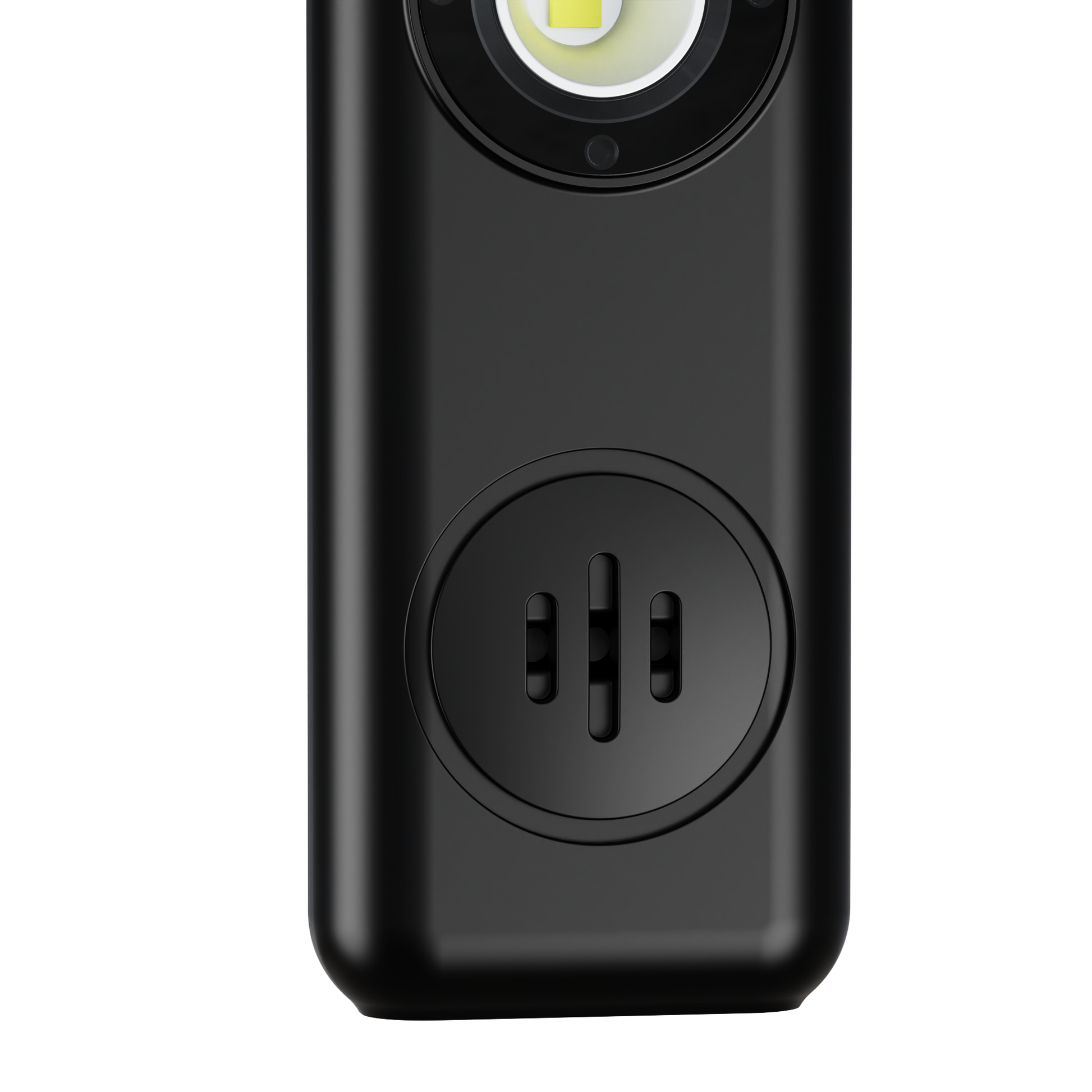Detalje af LED-strobe og sirene på personalarm