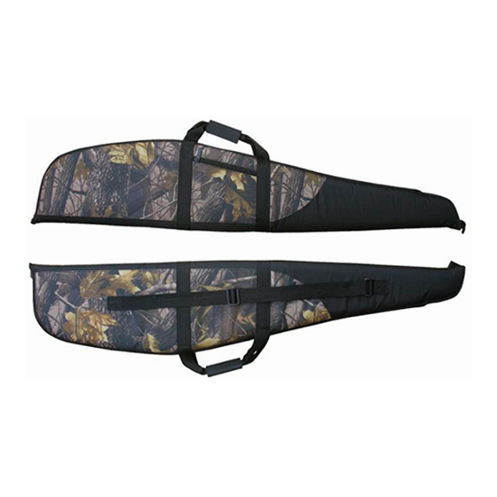 Riffelfoderal i camouflage, 125 cm – for- og bagside