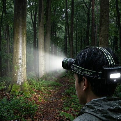 Ekstrem Kraftig - pandelampe 10.000 Lumens + powerbank - Ignition