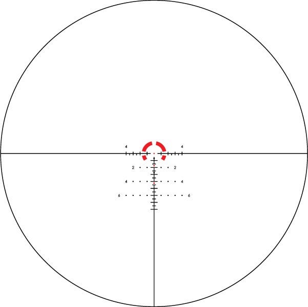 Vortex Strike Eagle 1–10x24 FFP – EBR-8 MRAD – billede 3
